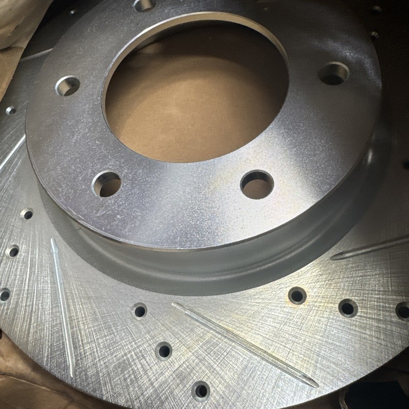 Pair Disc Brake Rotor DFC 631-54259 Left and Right Drilled and Slotted gallery