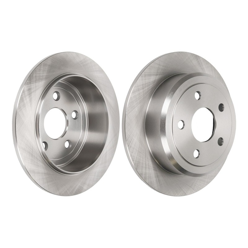Pair Rear Solid 316mm Disc Brake Rotors Fits 2007-2018 Jeep Wrangler JK 780519R gallery