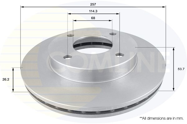 Fits Nissan NV200 2010- 1.5 dCi 1.6 Electric Intupart Front Brake Disc #1 gallery