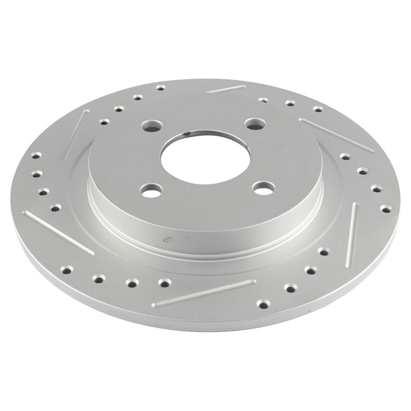 Front & Rear Posi Semi Metallic Brake Pads & Performance Drilled Slotted Rotor gallery