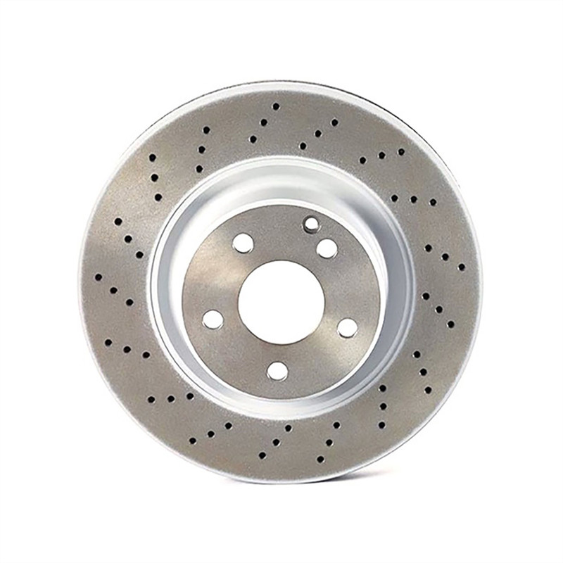 Brembo Front Brake Kit Drilled Disc Rotors Low-Met Pads For MB W220 S500 '00-'02 gallery