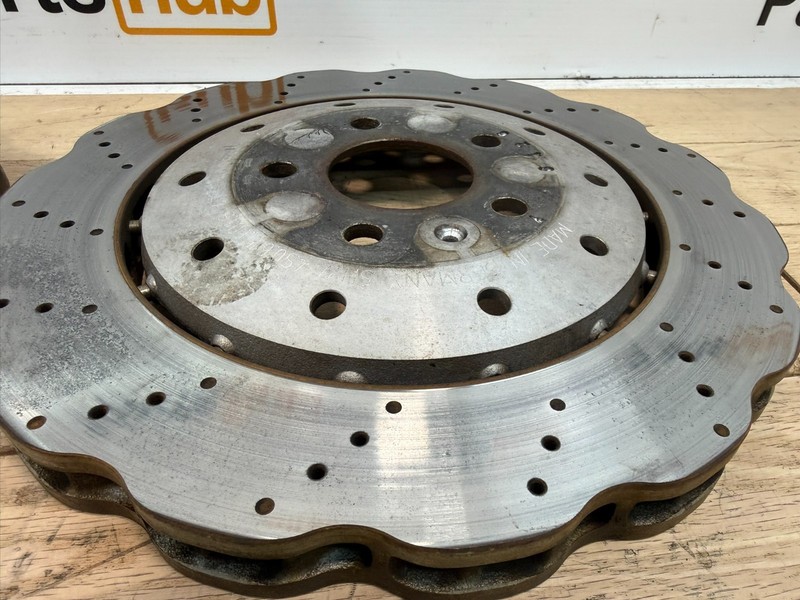 AUDI R8 RS5 LAMBORGHINI HURACAN REAR LEFT & RIGHT OEM BRAKE ROTOR SET OF 2 gallery