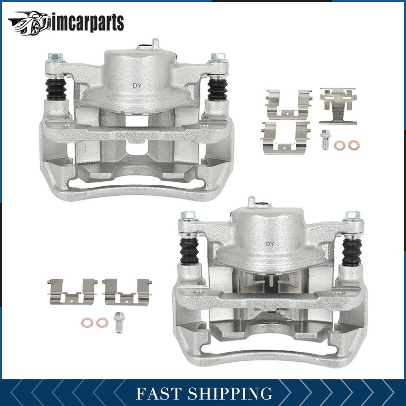 Brake Calipers w/ Bracket Front Left Right Pair For 97 98,00-2001 Acura Integra