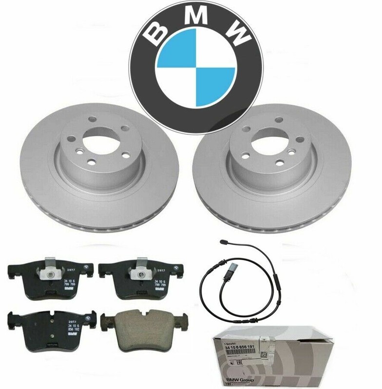 ★ NEW OEM Genuine BMW X3 X4 Front & Rear Brake Kit F25 Rotors Pads 34106879122 ★ gallery