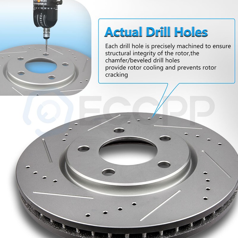 Front Brake Discs Rotors For Nissan Frontier Nissan Pathfinder Suzuki Equator gallery
