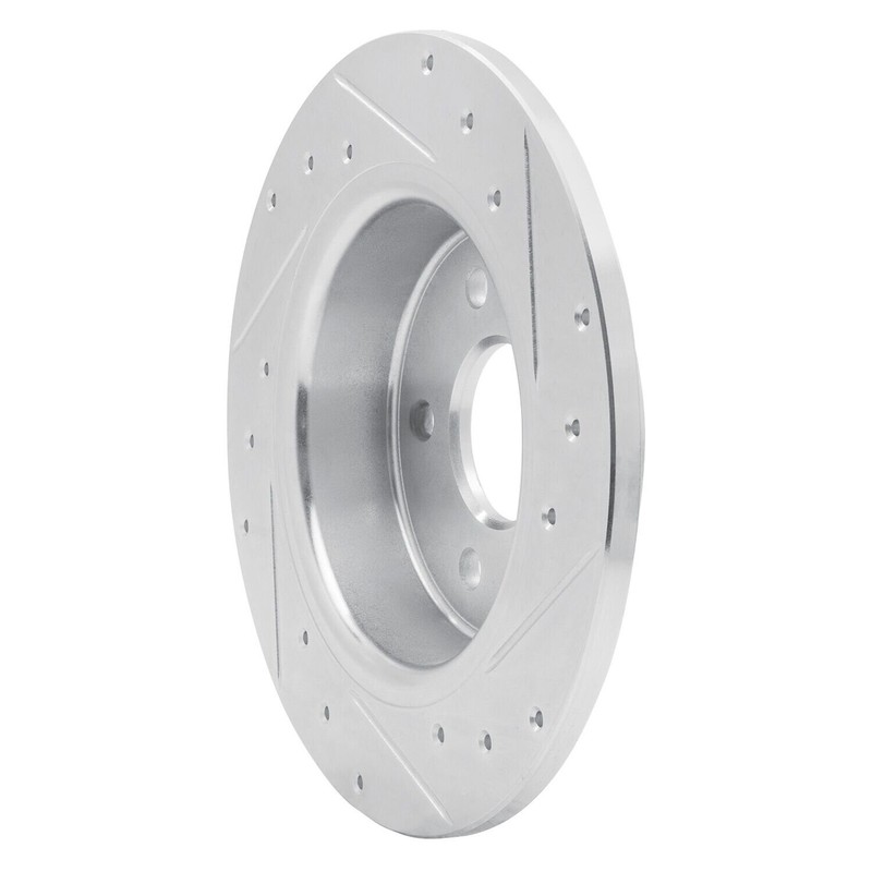 For Ford Escape 13-16 Brake Rotor eLINE Drilled & Slotted 1-Piece Rear Driver gallery