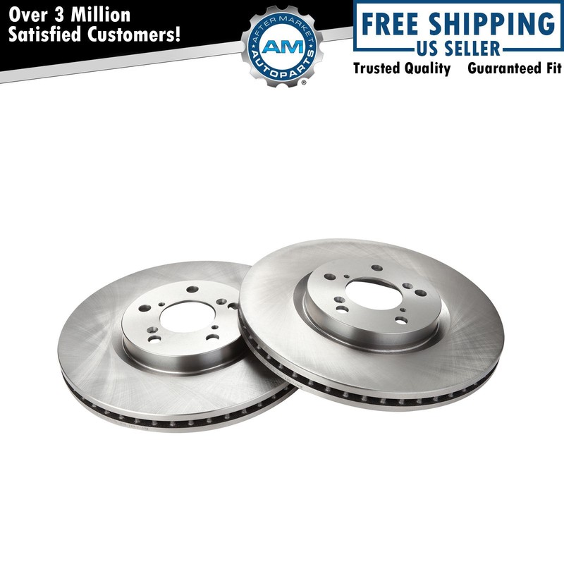 Brake Rotor Driver & Passenger Front Pair for Acura MDX ZDX Honda Pilot