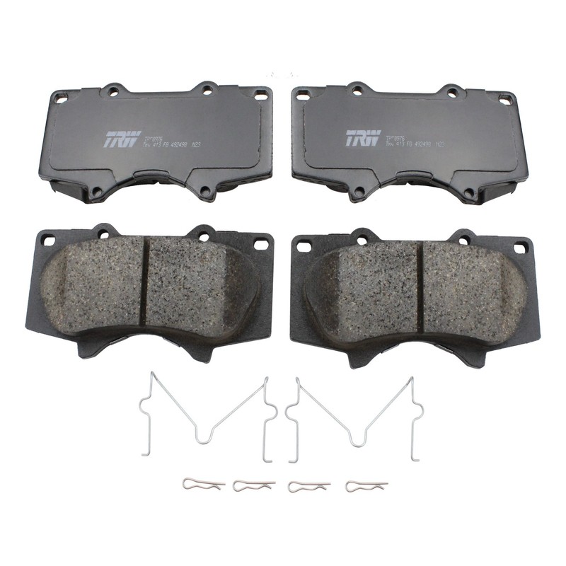 DuraGo Front Rotors and TRW Pro Ceramic Disc Brake Pads Kit For 4Runner GX460 gallery