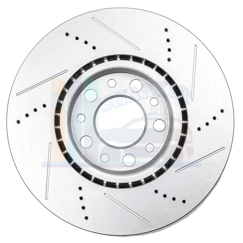 2X Front and 2X Rear Discs Brake Rotors For 2013-2016 Dodge Dart Drill Slot gallery