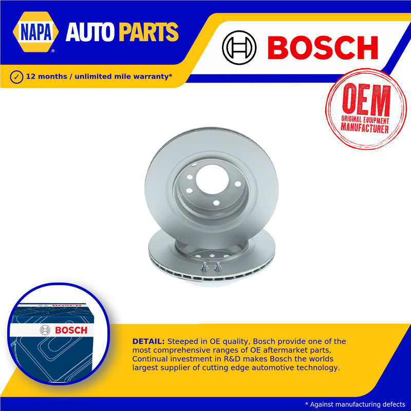 2x Brake Discs Pair Vented fits BMW Z4 E85 2.5 Rear 06 to 08 N52B25A 294mm Set