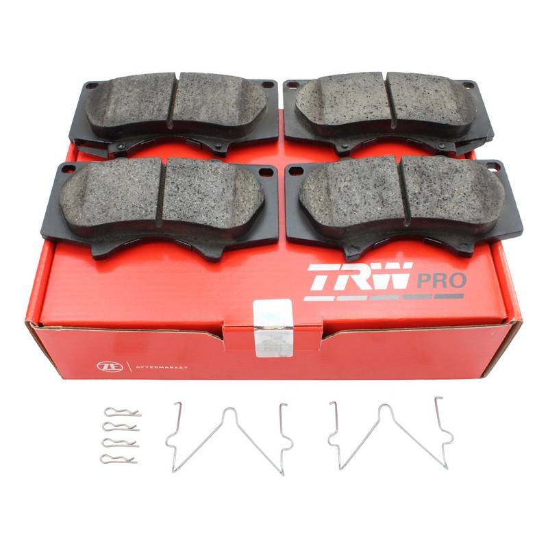 DuraGo Front Rotors and TRW Pro Ceramic Disc Brake Pads Kit For 4Runner GX460 gallery