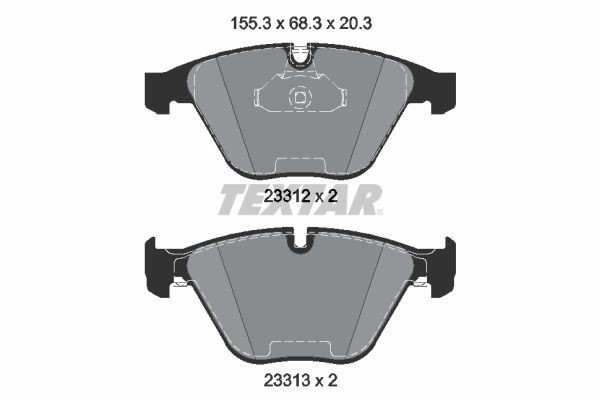 TEXTAR Brake Discs & Pads Front Braking Service Set Fits BMW 5 Series 6 Series gallery