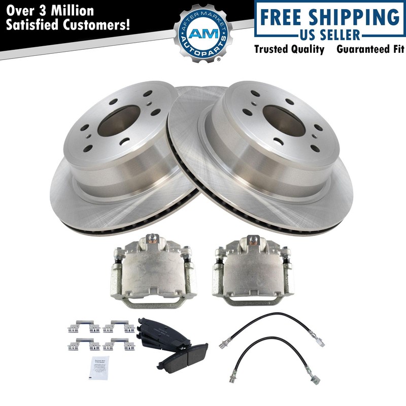 Brake Pad & Rotor Kit Ceramic Fits Chevrolet GMC