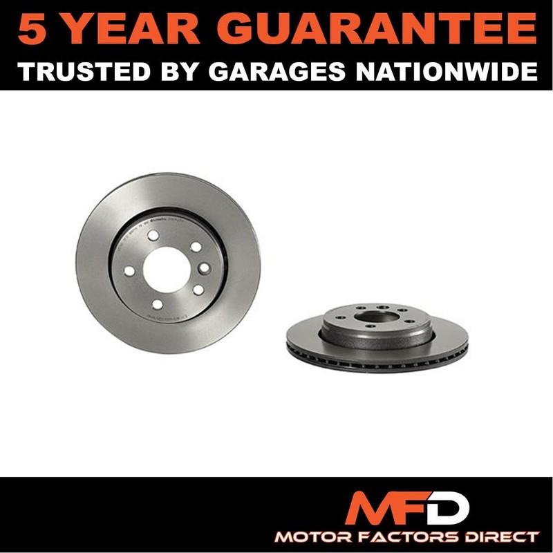 Fits VW Amarok 2010- 2.0 TDi 3.0 Electric + Other Models MFD Rear Brake Discs
