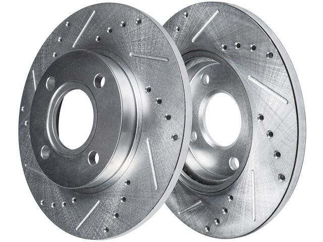 Rear Detroit Axle Brake Rotor Set fits Honda CRX 1990-1991 Si 42QMWS