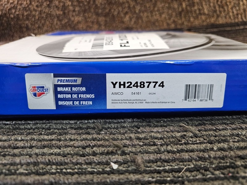 (QTY 2) For Ford Focus 2008-2011 Premium Cast Iron Disc Brake Rotor YH248774 gallery