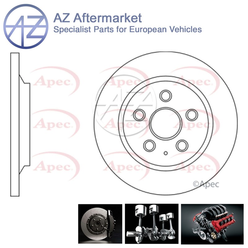 Fits Mazda CX-5 2012- CX-30 2019-2021 2.0 2.2 D AZ Rear 1x Brake Disc K01126251C