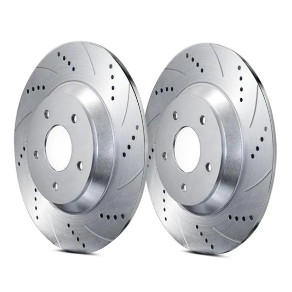For BMW X5 00-06 ATL Autosports Drilled & Slotted Rear Brake Rotors gallery
