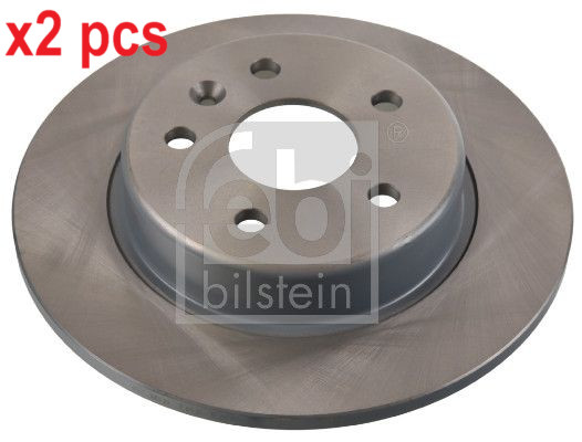 X2 PCS L&R SIDES REAR BRAKE DISC 106490