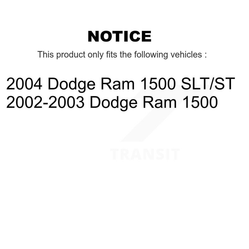 Positive Plus KPF-100454 4-Wheel Set Brake Pad Sets Front & Rear for Ram Truck gallery
