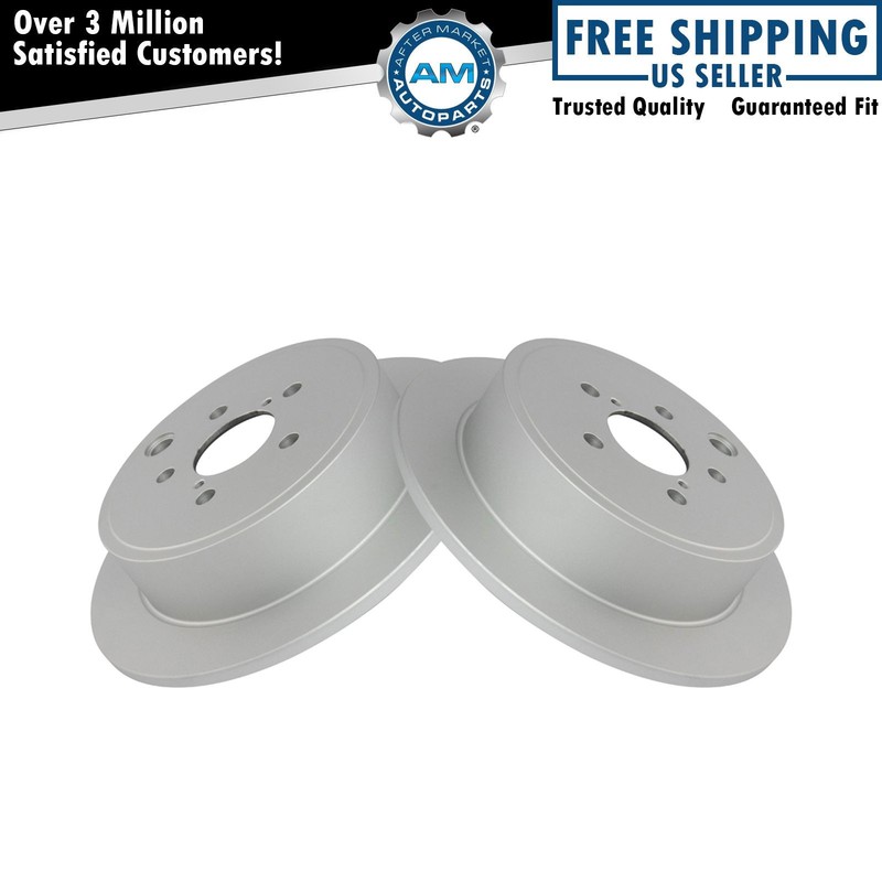 Rear G-Coated Disc Brake Rotor Pair for Legacy Forester Impreza WRX Outback