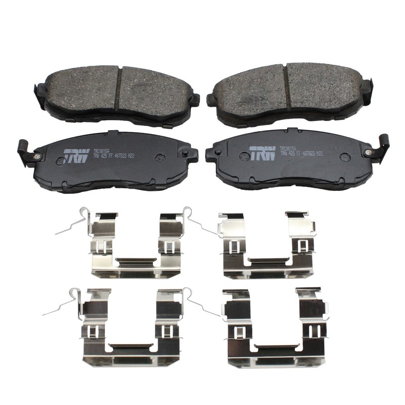 DuraGo Front Rotors TRW Pro Ceramic Disc Brake Pads Kit For Cube Sentra Versa gallery