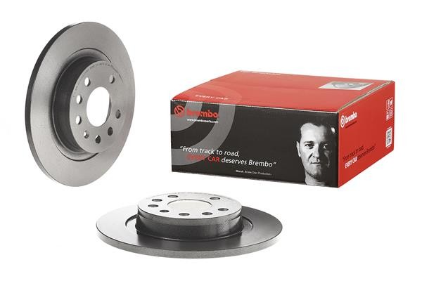 2x Brake Discs Pair Solid fits VAUXHALL VECTRA C 2.0D Rear 02 to 08 Y20DTH 278mm gallery