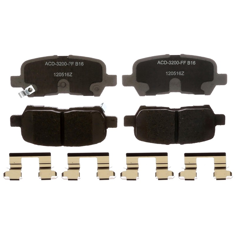 ACDelco Disc Brake Pads and Rotors Kit Front Rear For 2010 Chevrolet Impala gallery