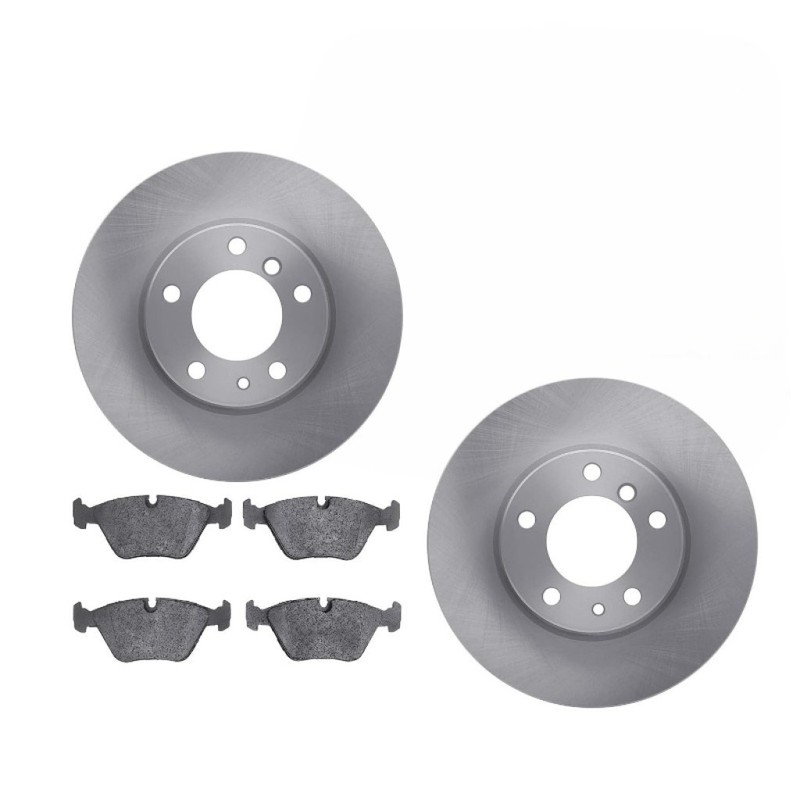 For BMW 540i/530i/525i 1994 1995 Brake Rotor Set Front | Plain Rotor | Vented gallery