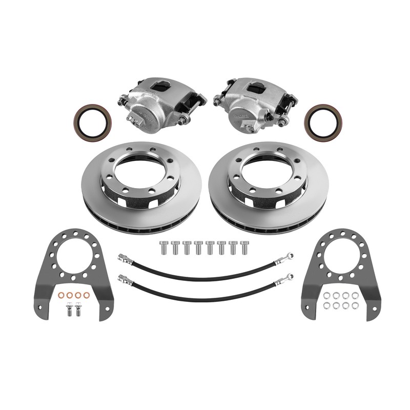 Complete Disc Brake Conversion Assembly&Rear Wheel For Chevy 14-bolt Rear Ends