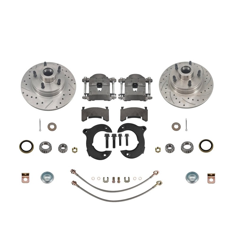 New for Mustang II 11 In Disc Brake Kit 5 Front on 4-3/4 drilled&slotted Rotors gallery