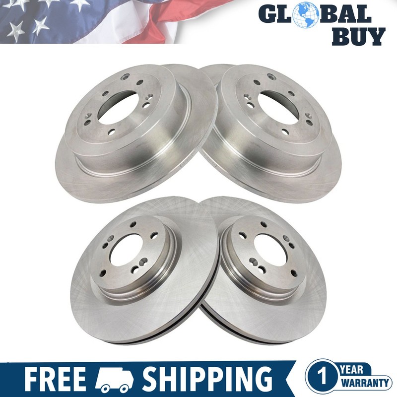New Front & Rear Brake Rotors Set For 16-21 Hyundai Tucson 17-22 Kia Sportage