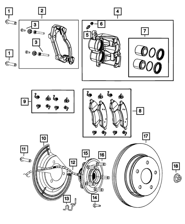 Genuine Mopar Disc Brake Rotor 68437269AA gallery