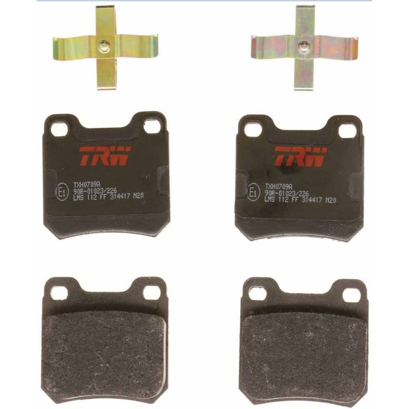TXH0709A TRW Brake Pad Sets 2-Wheel Set Rear for Saturn L300 Saab 9-3 L200 LW300