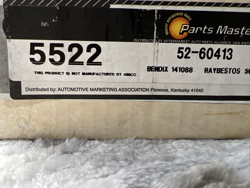 Parts Master Brake Rotor 5522 60413 141088 gallery