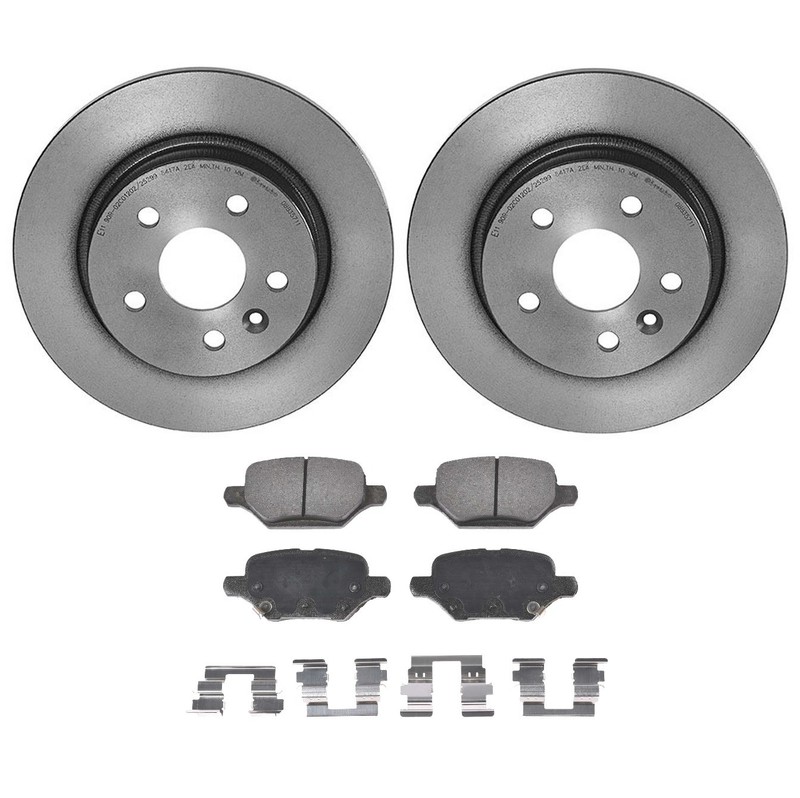 Brembo Rear Brake Kit 268mm Disc Rotors Ceramic Pads For Buick Encore Chevy Trax