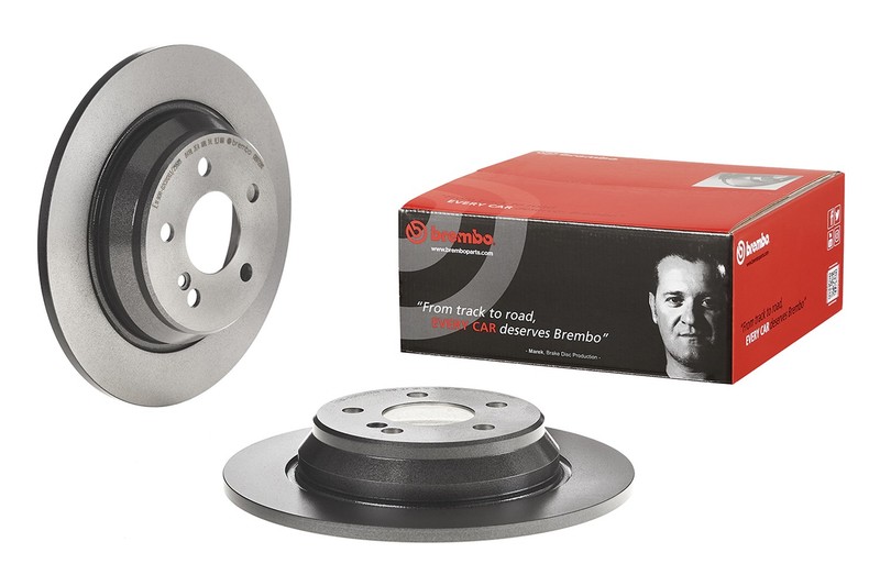 Brembo Rear Left or Right Coated 300mm Disc Brake Rotor For Mercedes W220 C215
