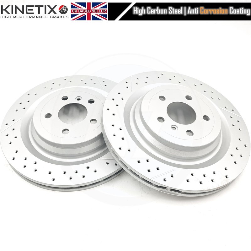 FOR MERCEDES GL63 GLE63 ML63 AMG REAR BRAKE DISCS PADS WEAR WIRE SENSOR 345mm gallery