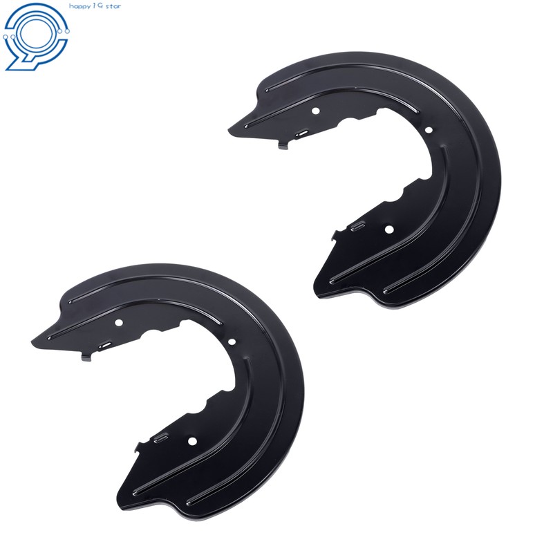 Pair Rear Disc Brake Splash Shield Backing Plate Set For Ford Mustang 1994-2004 gallery