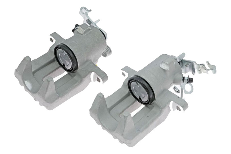 REAR LEFT RIGHT CALIPER SOLID BRAKE DISCS PADS PAD SET FOR AUDI SEAT SKODA VW gallery