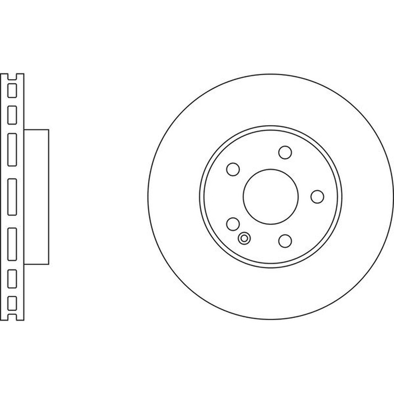 Apec Blue Brake Disc – Front SDK6110 Fits Mercedes Viano and Vito – OE Spec.