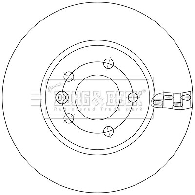 Fits VW Crafter 2016- Man TGE 2017- 2.0 TDi Baxter Front Brake Disc 2N0615301B gallery