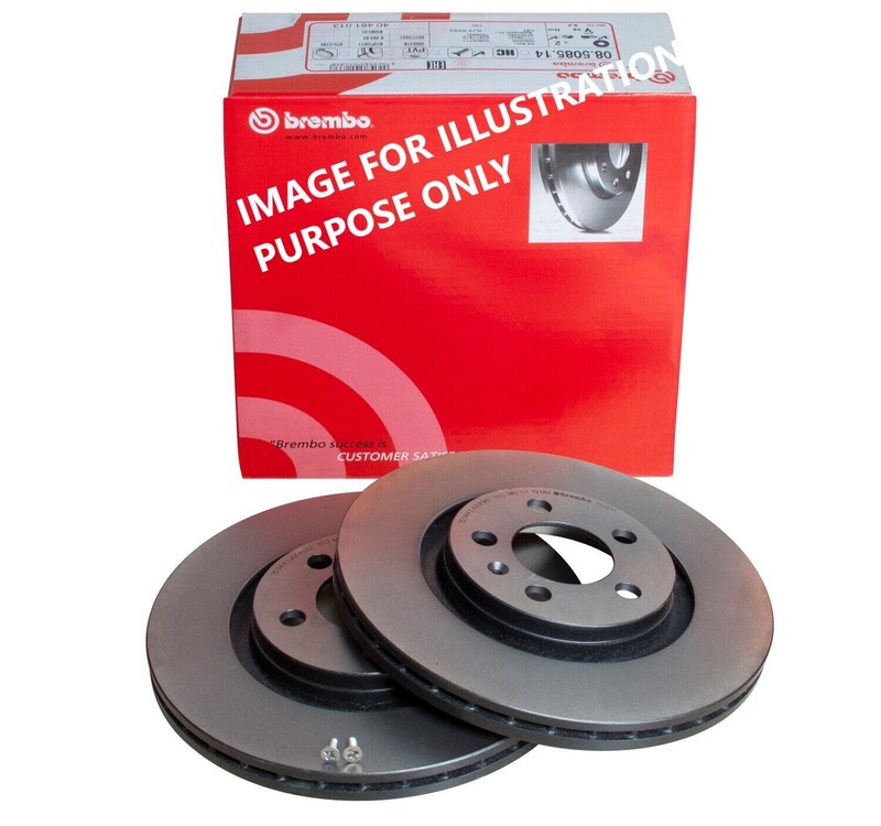 BREMBO FRONT Brake Discs 326 mm INTERNALLY VENTED REAR 316 mm INTERNALLY VENTED