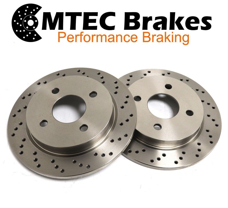 Ford Fiesta ST180 ST200 2012- Drilled Front Ha Brake Discs & Mtec Brake Pads gallery