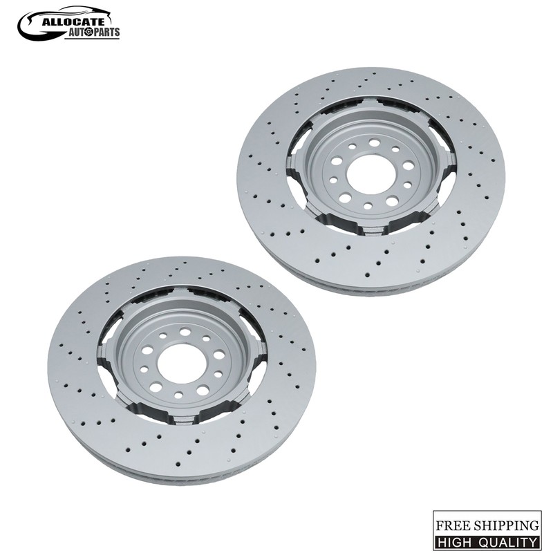 Front Rear Brake Rotors Fits For 2017-24 Alfa Romeo Giulia Stelvio Quadrifoglio gallery