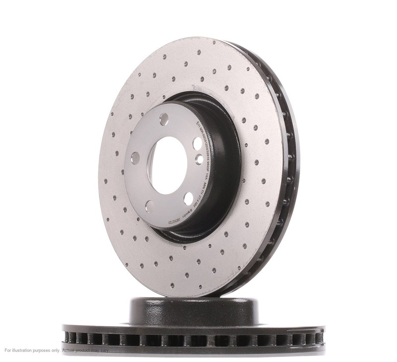 2x APEC Front Brake Discs For MERCEDES-BENZ C-CLASS C 220 d 2018-21 B DSK3800B gallery