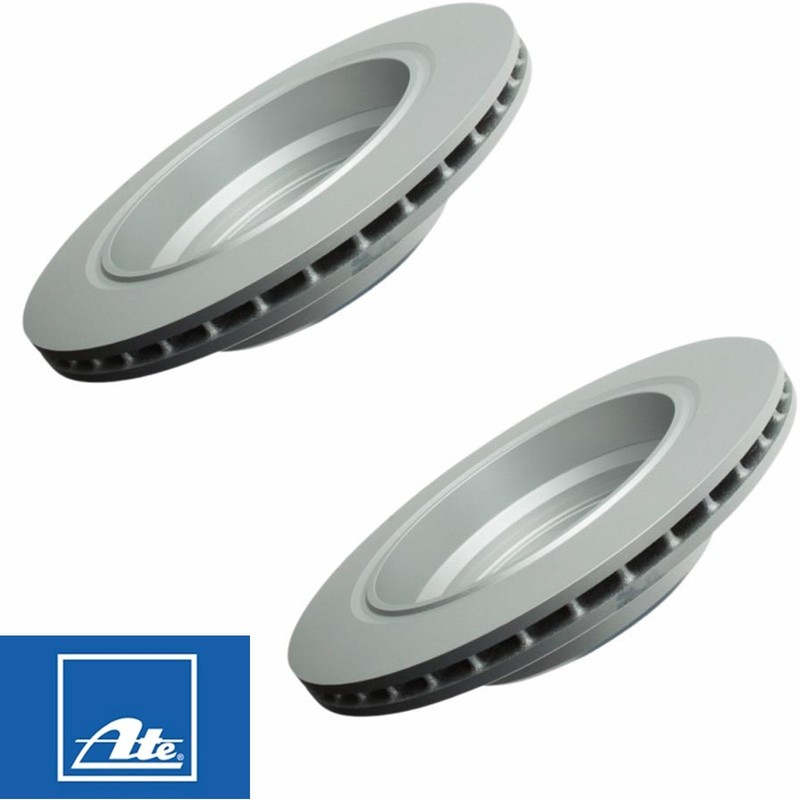 1997-03 BMW 5-Series 525i 528i 530i 540i Pair Rear Coated Ate Brake Disc Rotors