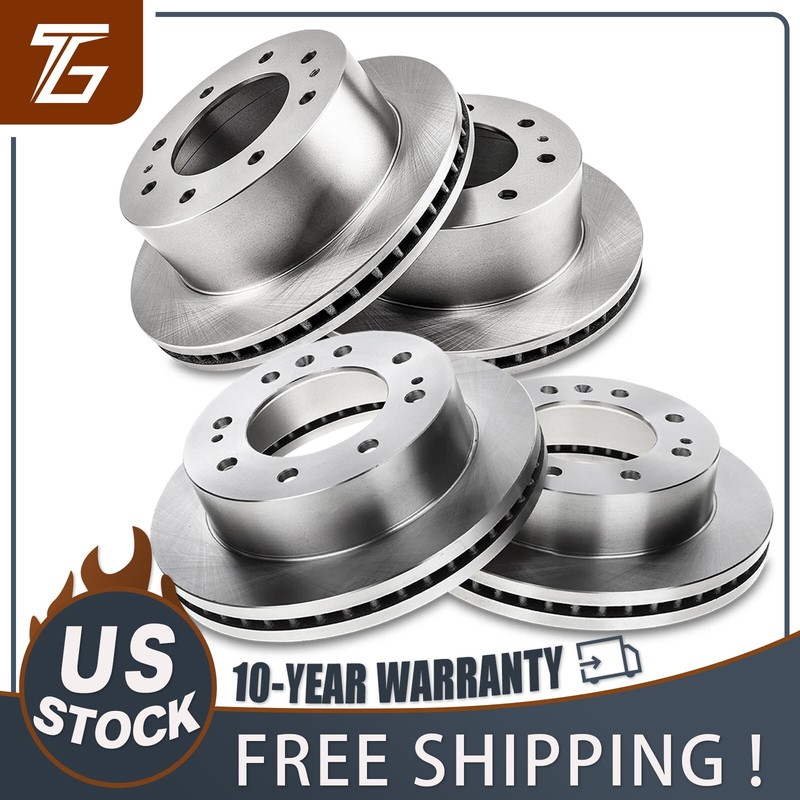Front & Rear Disc Brake Rotors Kit for 2011 – 2021 Chevrolet Silverado 2500 HD