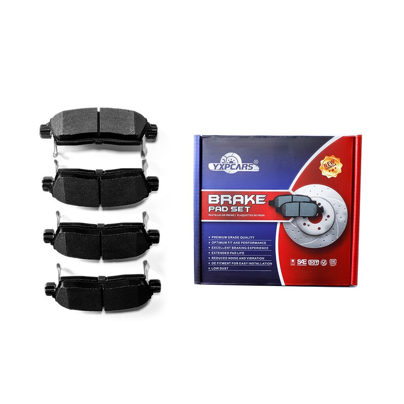 For Chevy Traverse GMC Acadia Enclave Front Rear Disc Rotors Ceramic Brake Pads gallery