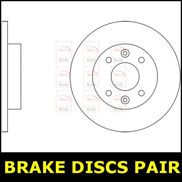 Brake Discs Pair Front FOR RENAULT CLIO 107bhp I 1.8 95->98 CHOICE2/2 Blue gallery